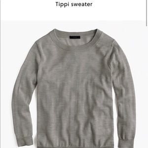 J Crew tippi sweater in gray